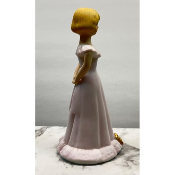 Growing Up Birthday Girls Age 13 Porcelain Blonde Figurine 1981 Enesco - Picture 6 of 8